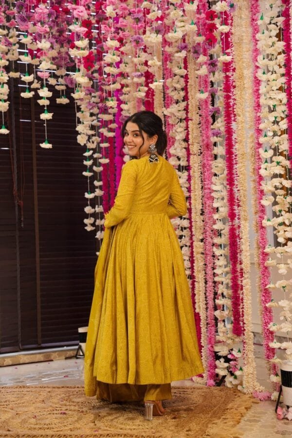 Zesty mustard suit set - Image 4