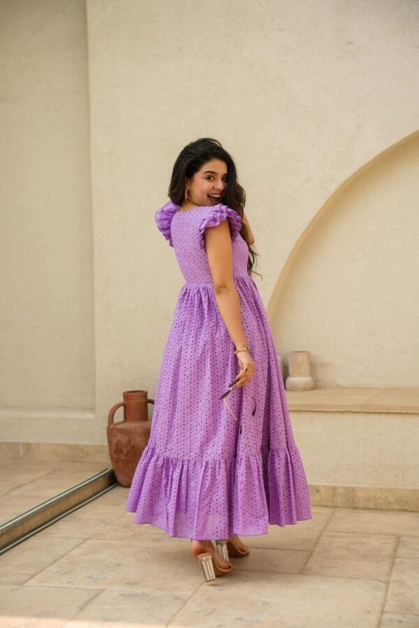 Kai cotton schiffli dress - Image 3