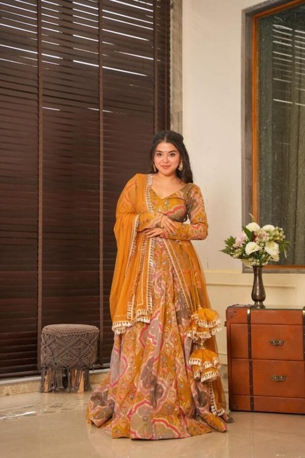 Dhanishta heavy embroidered lehenga - Image 2
