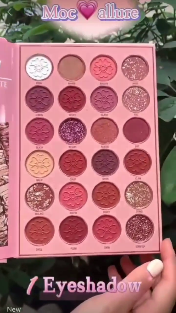 All-in-One Makeup Palette – 21-Shade Eyeshadow Collection, 6 Blushers, and 6 Highlighters for Stunning Day-to-Night Looks