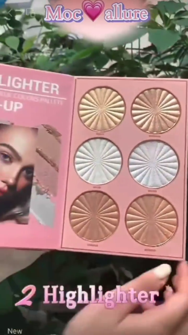 All-in-One Makeup Palette – 21-Shade Eyeshadow Collection, 6 Blushers, and 6 Highlighters for Stunning Day-to-Night Looks - Image 3