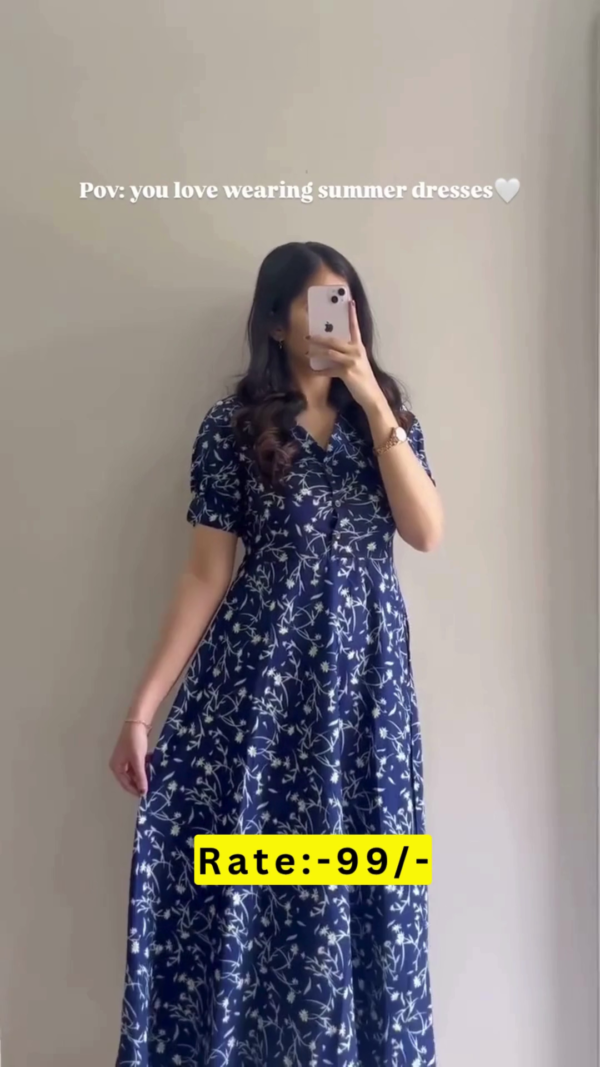 Chic and Comfortable Floral Summer Dresses Collection – Breathable, Flowy, and Stylish Sleeveless, Short Sleeve, and Long Sleeve Designs Perfect for Casual Outings, Beach Days, and Evening Gatherings - Image 2