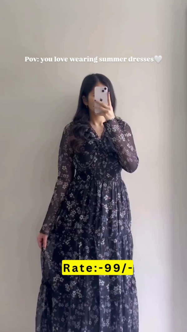 Chic and Comfortable Floral Summer Dresses Collection – Breathable, Flowy, and Stylish Sleeveless, Short Sleeve, and Long Sleeve Designs Perfect for Casual Outings, Beach Days, and Evening Gatherings - Image 6
