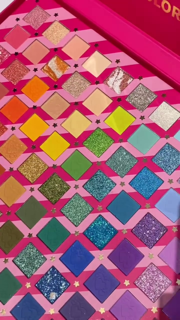 All-in-One Rainbow Glam Eyeshadow Palette Collection – 100+ Highly Pigmented Matte, Shimmer, Glitter & Metallic Shades for Bold, Creative, and Everyday Looks - Image 2