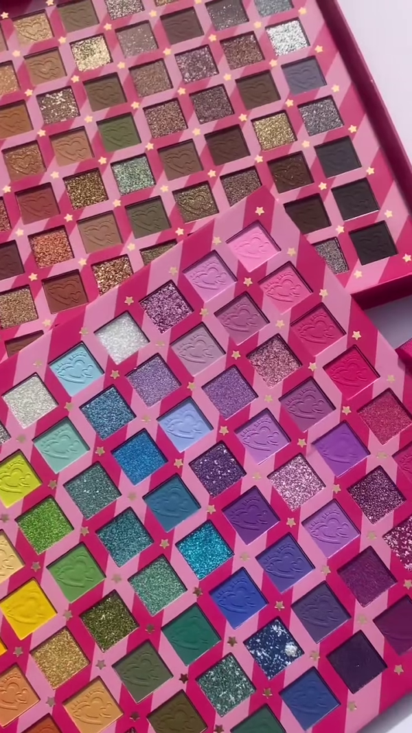 All-in-One Rainbow Glam Eyeshadow Palette Collection – 100+ Highly Pigmented Matte, Shimmer, Glitter & Metallic Shades for Bold, Creative, and Everyday Looks - Image 3